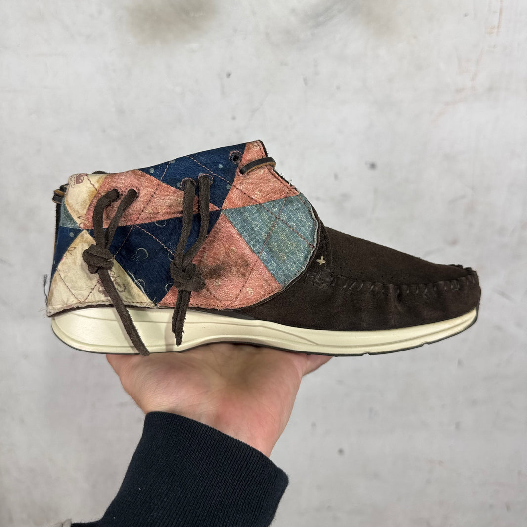 Visvim Brown Patchwork FBTs
