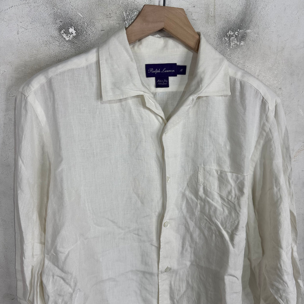 Ralph Lauren Purple Label Linen Button Up