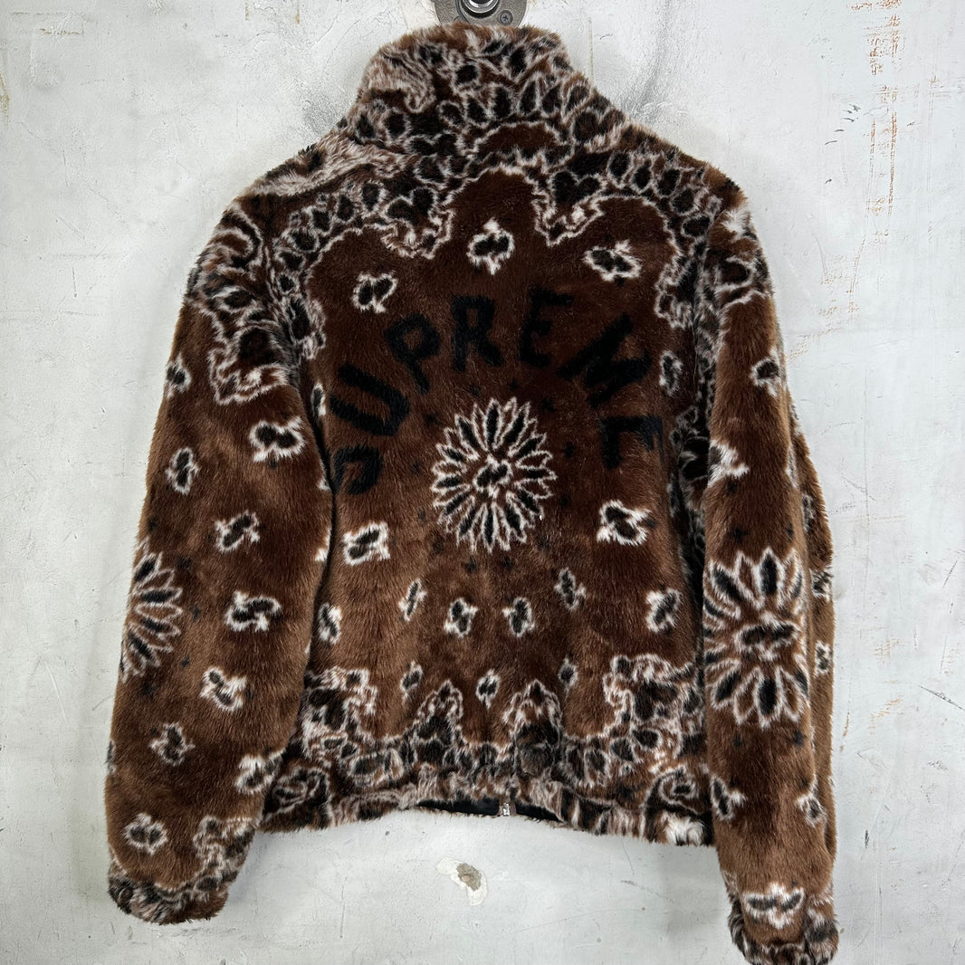 Supreme Faux Mink Bandana Jacket
