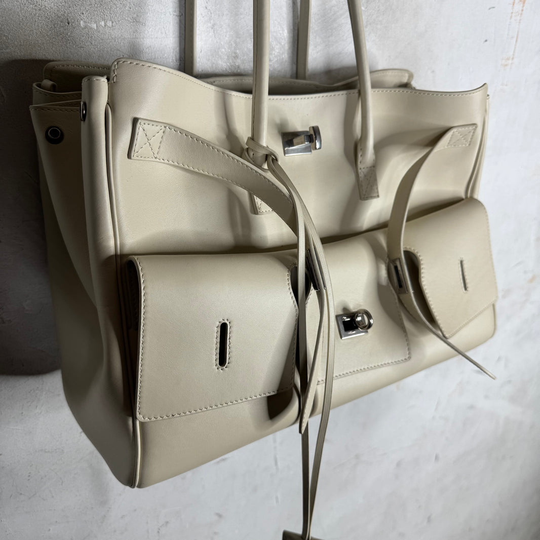 Balenciaga Beige Medium Bel Air Bag