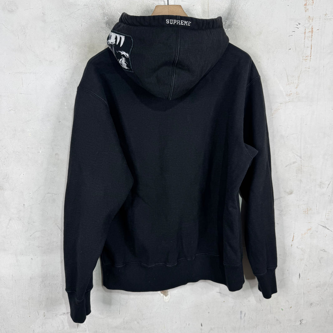 Supreme The Crow Patchwork Zip Up Hoodie