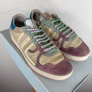 Lanvin Multicolor Clay Low Top Sneakers
