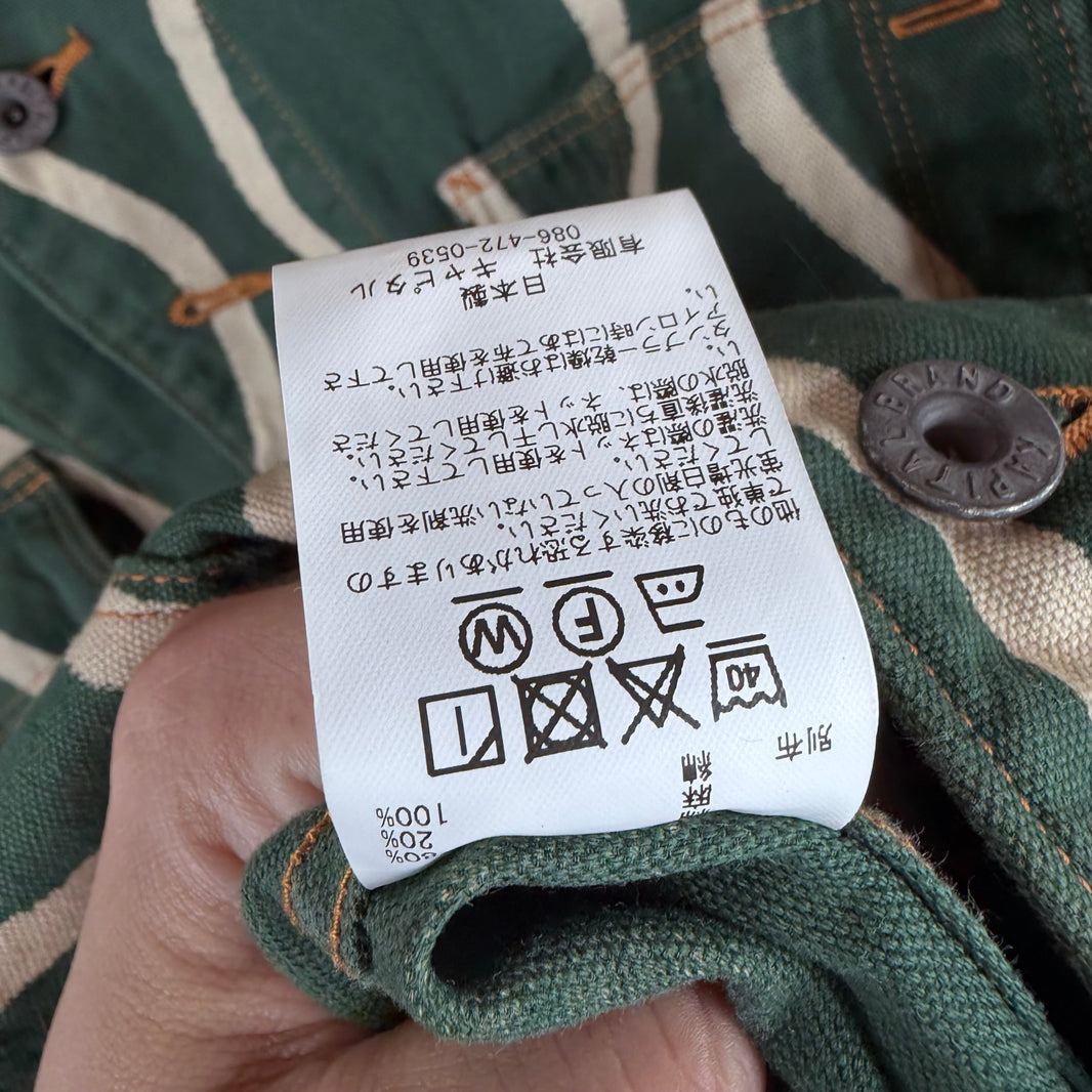 Kapital Cactus Drunk Stripe Chore Jacket