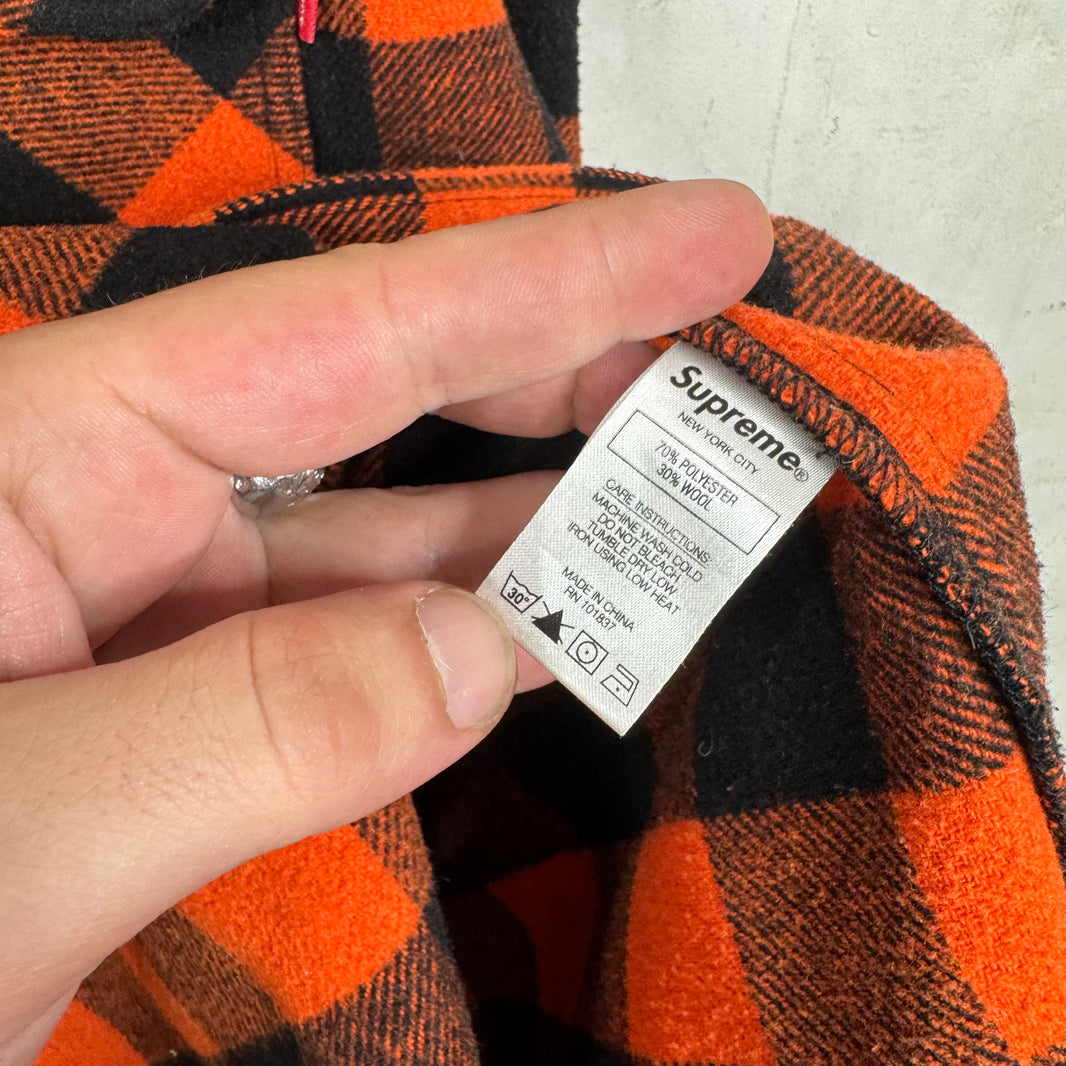 Supreme Buffalo Plaid Embroidered Flannel