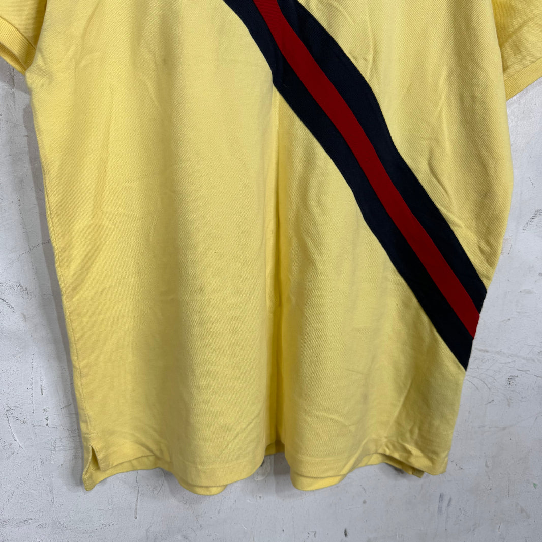 Ralph Lauren Rugby Yellow Diagonal Stripe Polo
