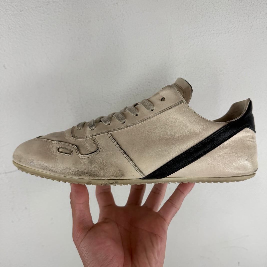 Rick Owens Milk Minimal Sneakers