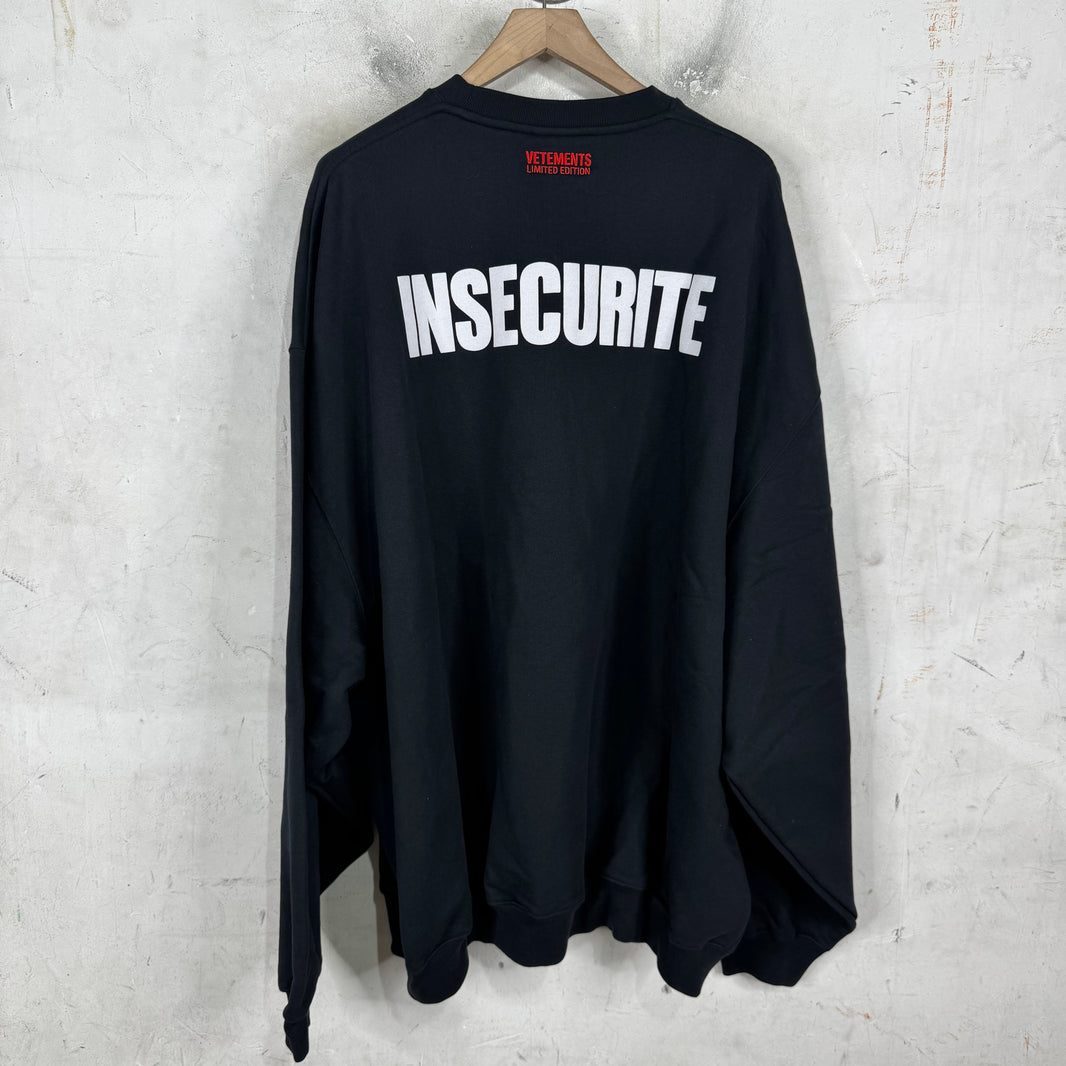 Vetements Insecurite Crewneck