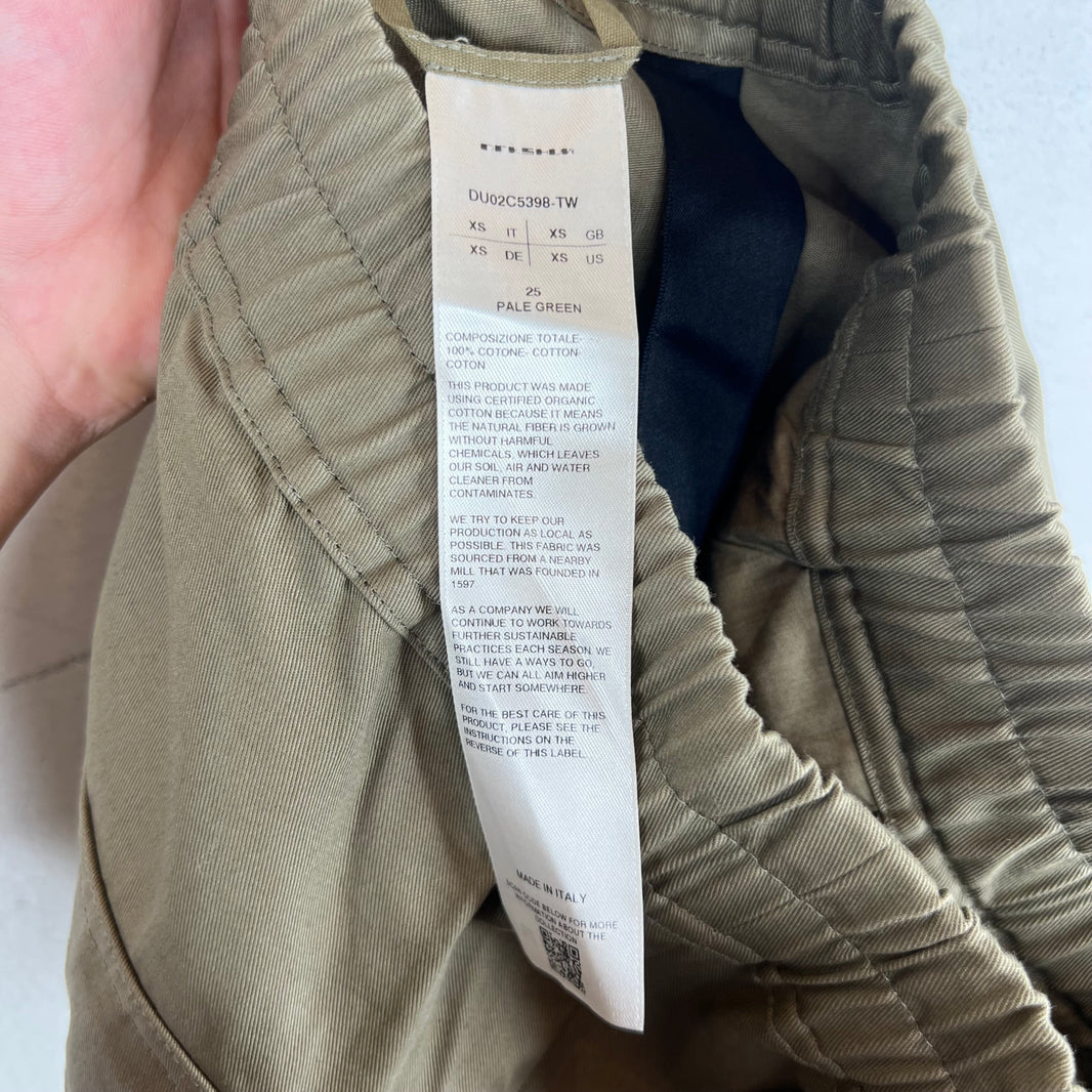 DRKSHDW Olive Double Bela Cargo Pants
