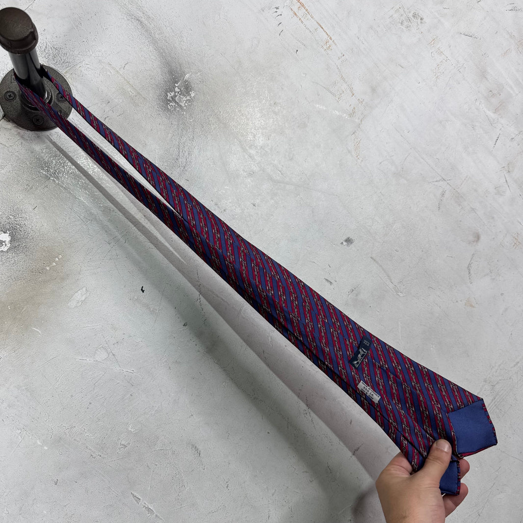 Hermes Silk Horsebit Tie