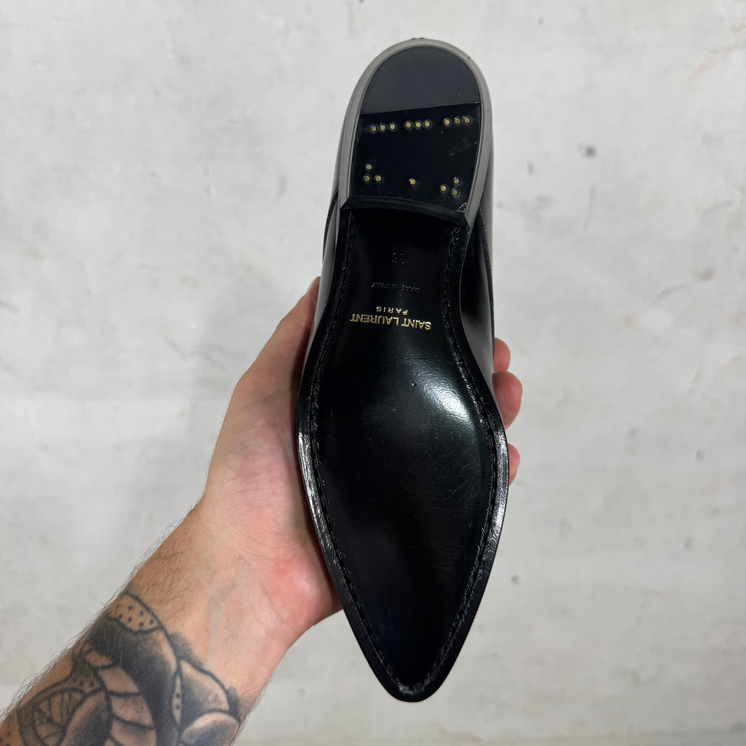 Saint Laurent Patent Ankle Boots