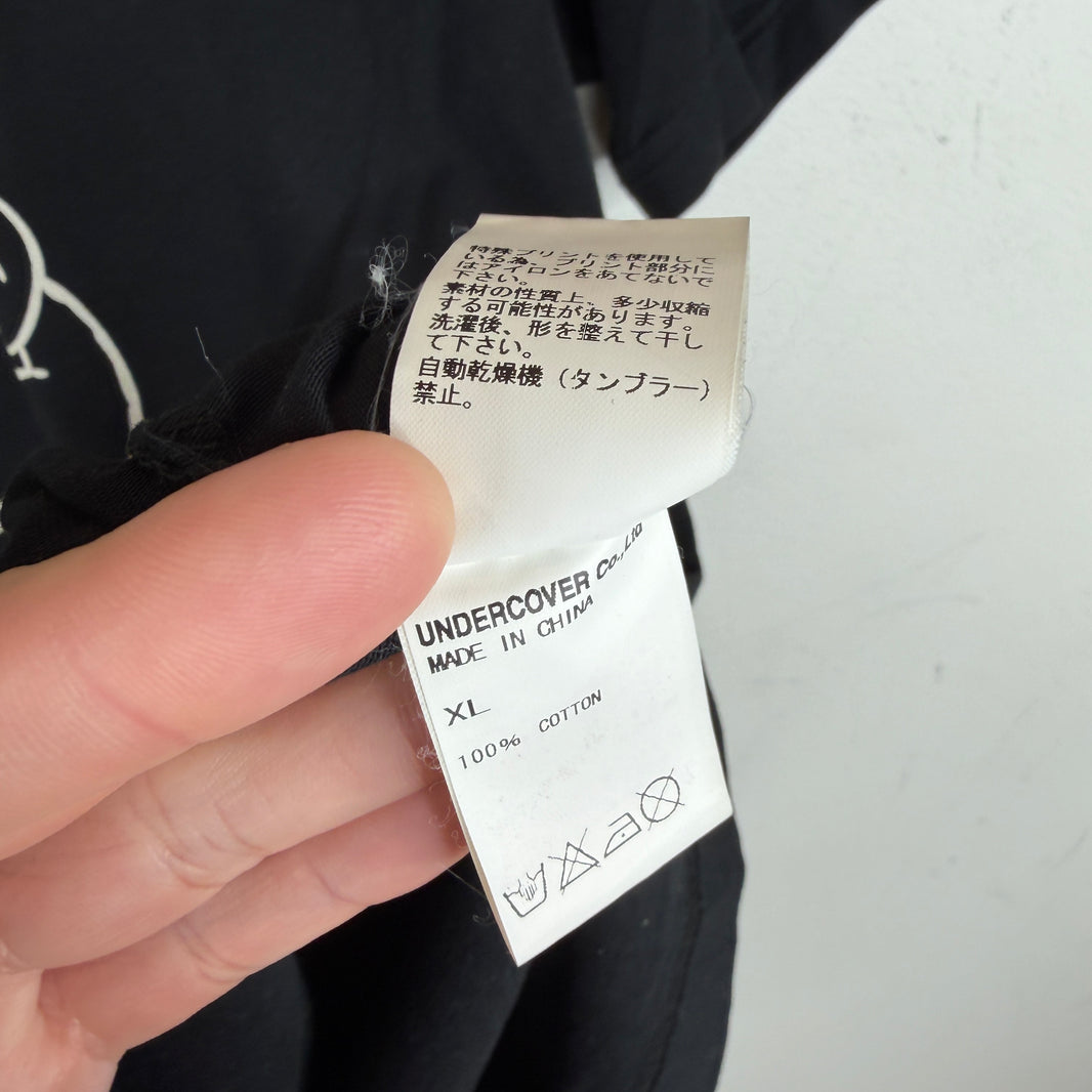 Undercover Bear Logo Black T-Shirt