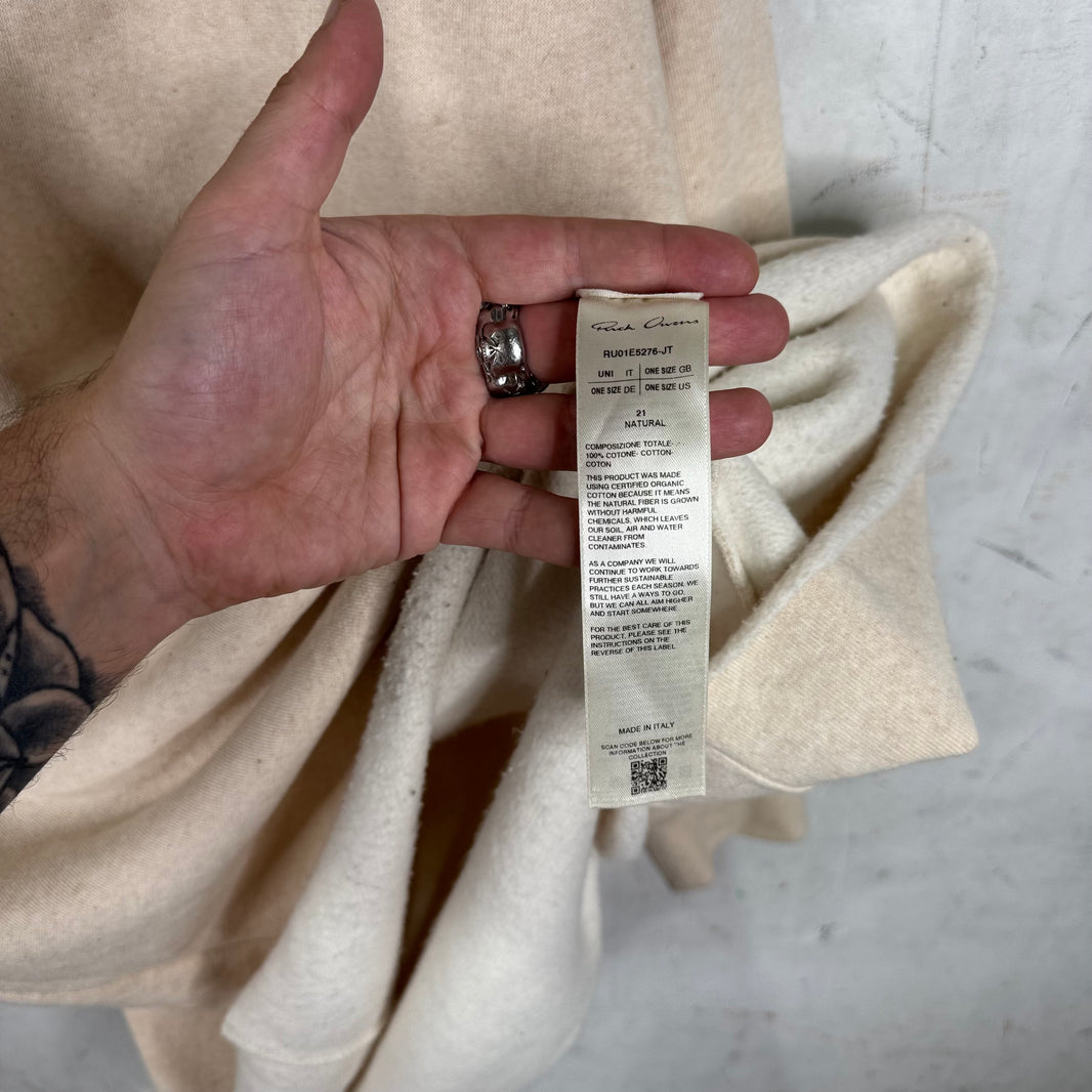 Rick Owens Hollywood Natural Long Crewneck