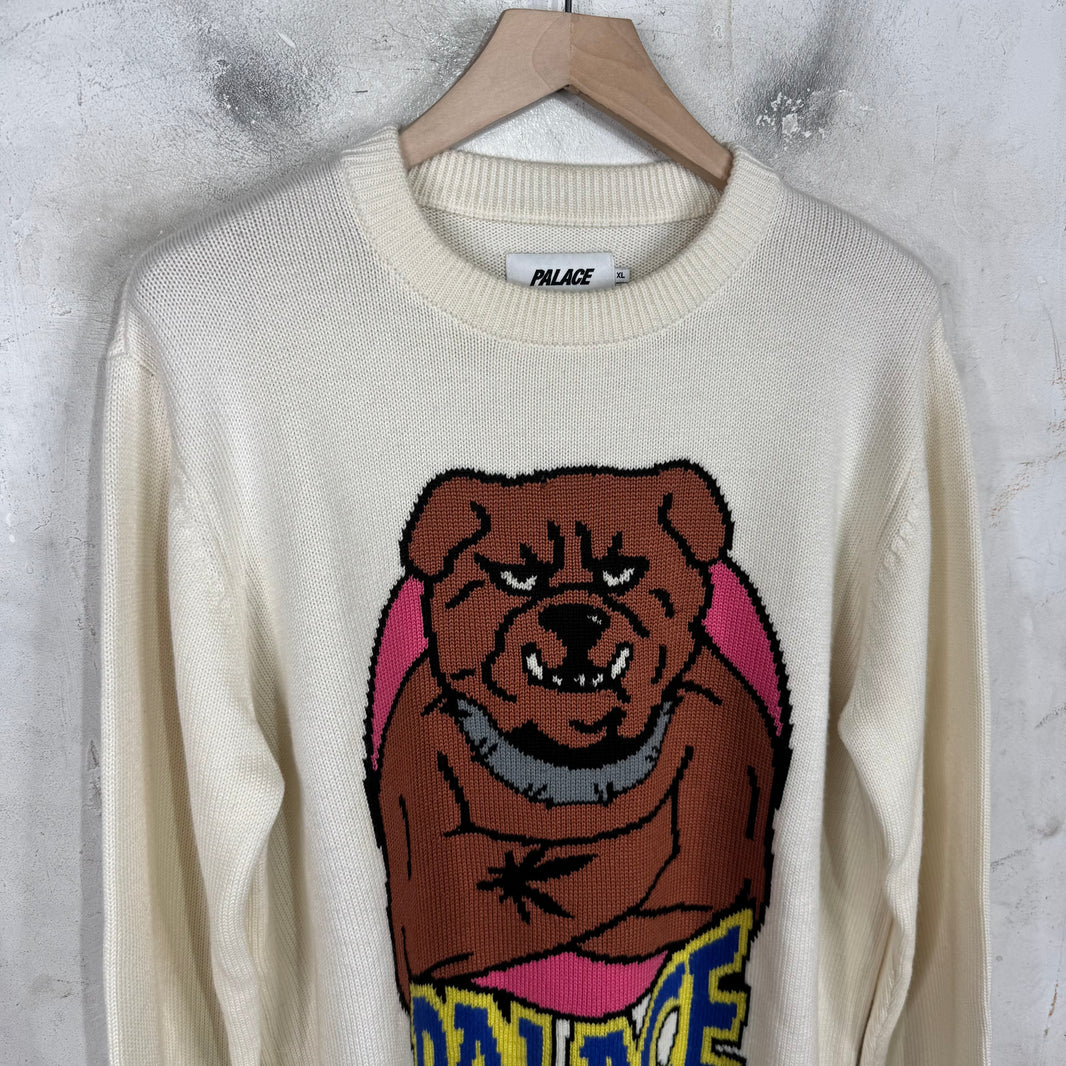 Palace Bulldog Knit Sweater
