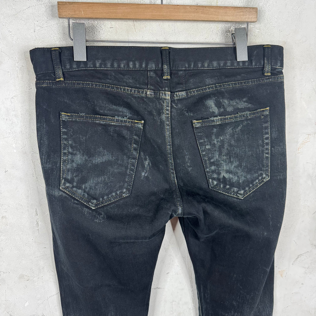 Saint Laurent D02 Oil Spill Jeans