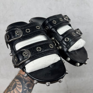 Balenciaga Cagole Studded Sandals