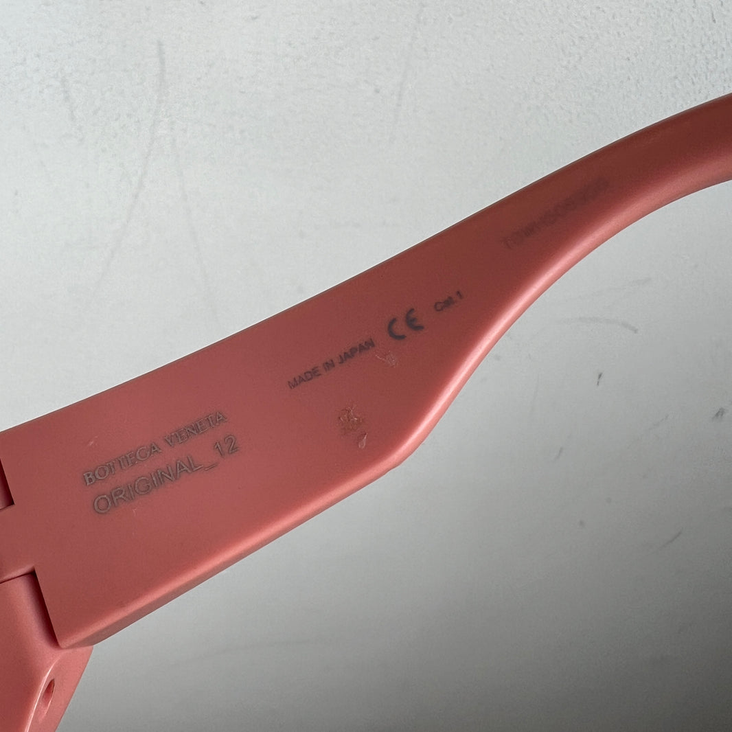 Bottega Veneta Pink Cyclops Sunglasses