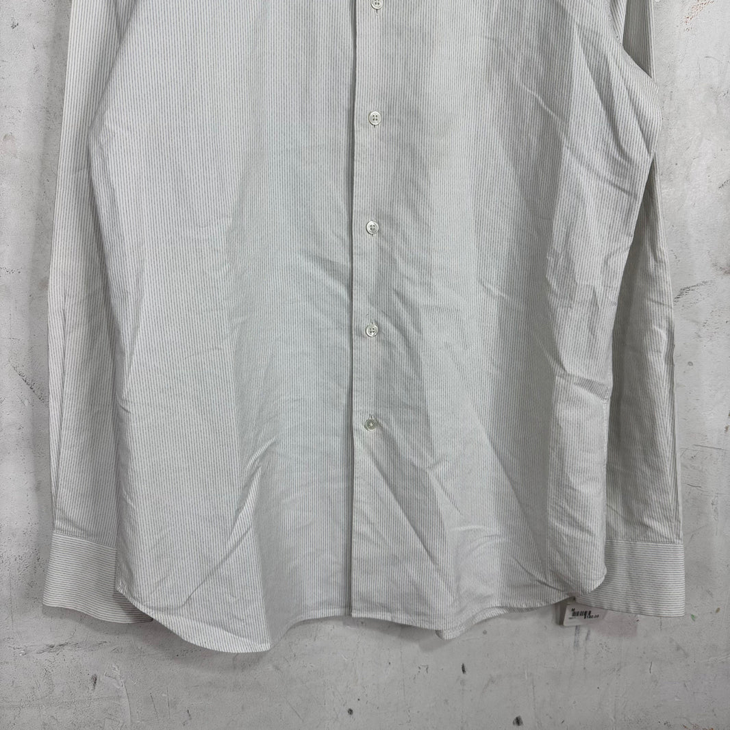 Ann Demeulemeester Dotted Stripe Button Up