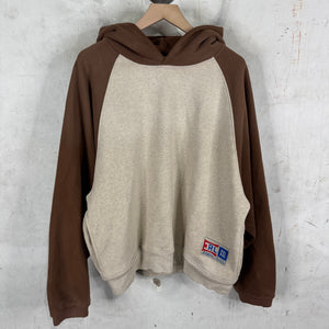 ERL Brown Two Toned Hoodie