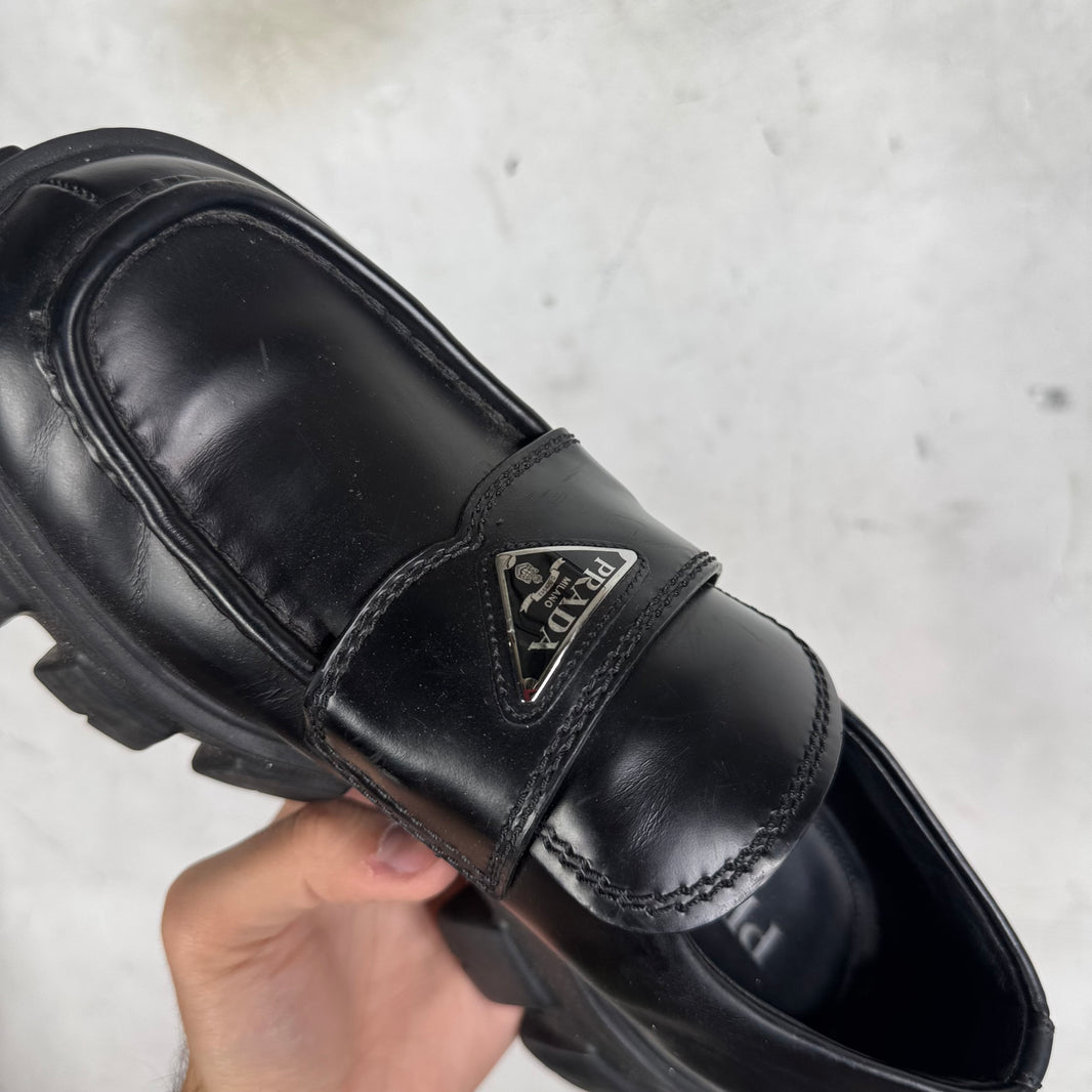 Prada Monolith Loafers