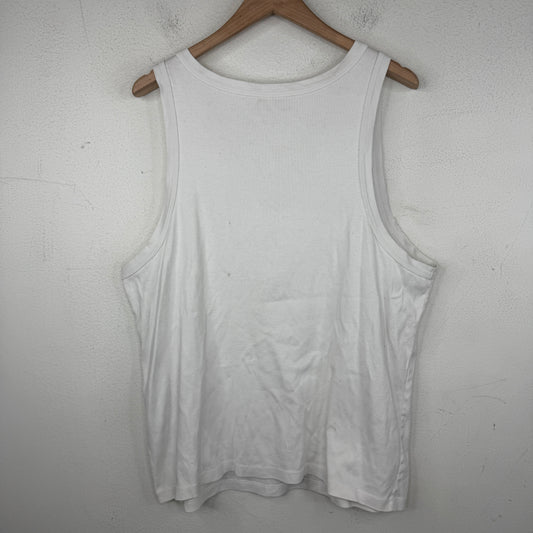 Prada White Badge Tank Top