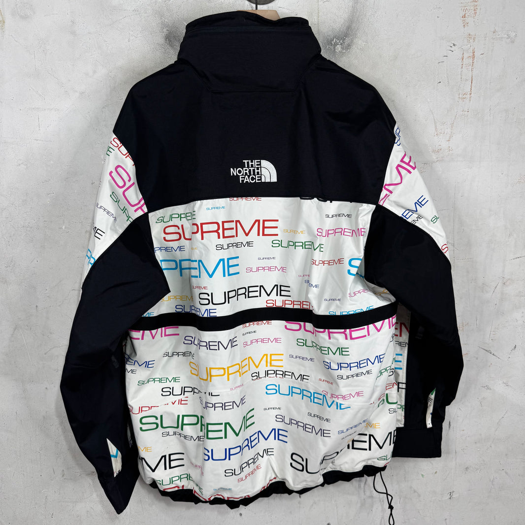 Supreme x TNF Multitcolor Script Steep Tech Jacket