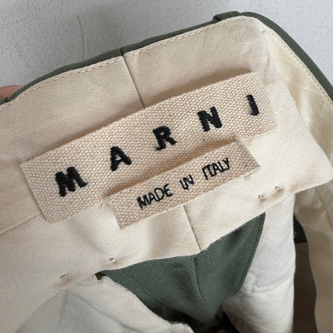 Marni Green Dress Trousers