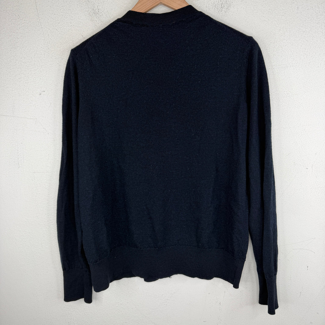 Acne Studios Navy Wool Cardigan