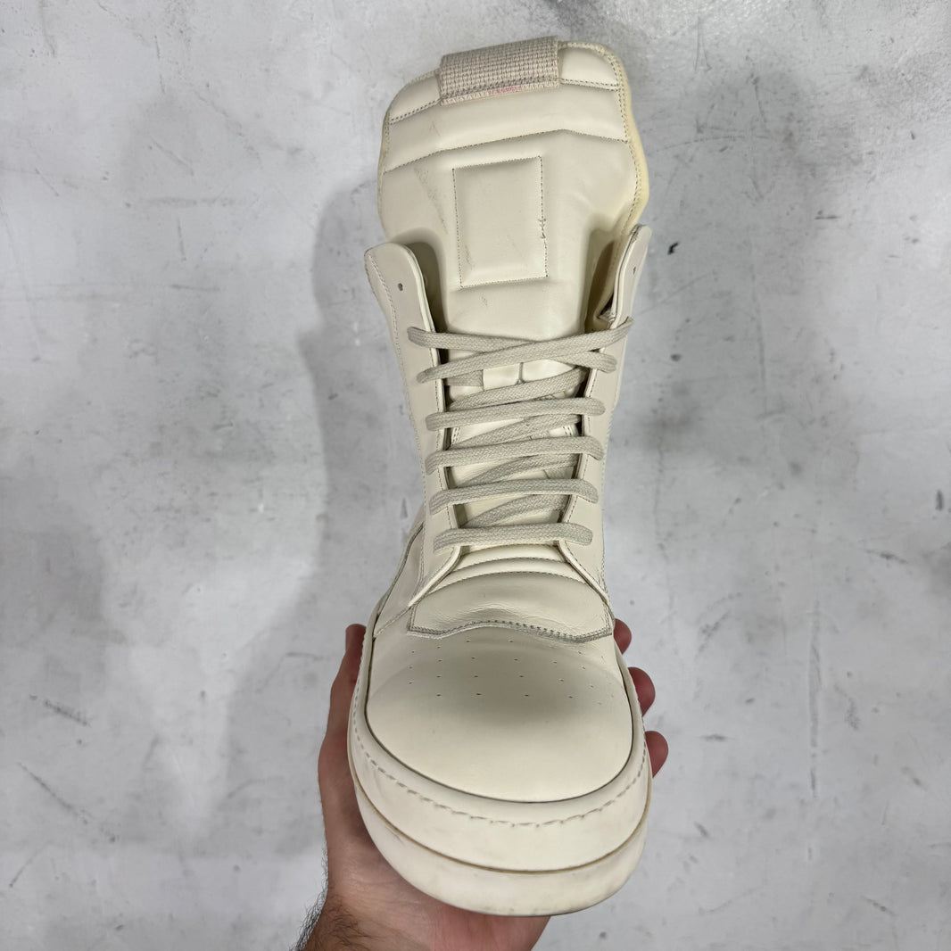 Rick Owens Milk Tonal Geobaskets