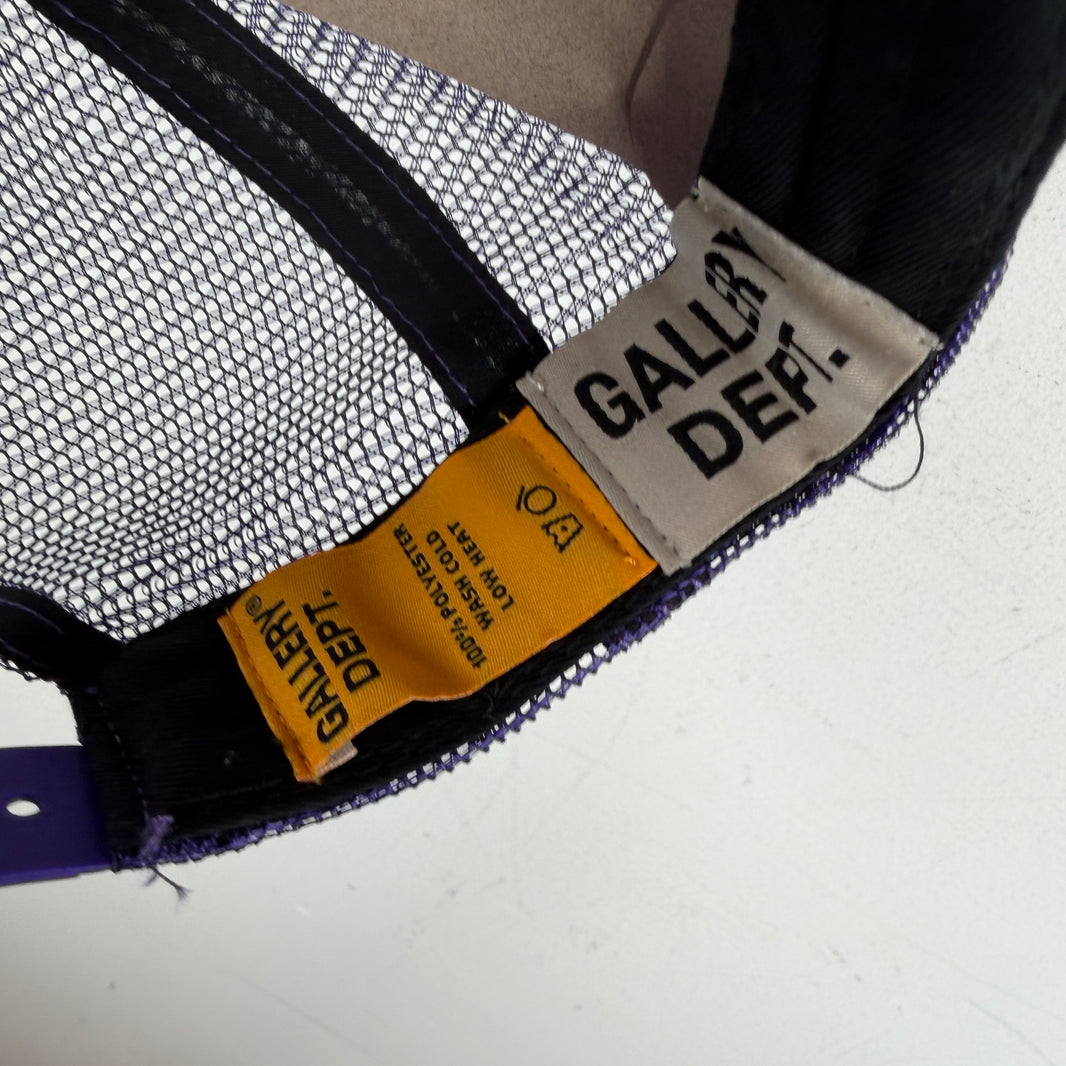 Gallery Dept Purple French Logo Trucker Hat
