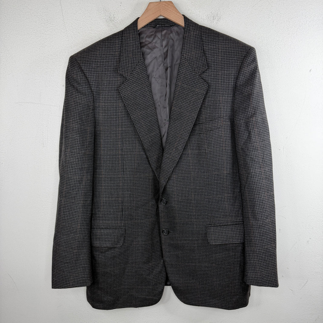 Loro Piana Houndstooth Cashmere Blazer Jacket