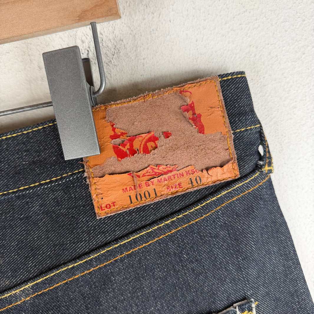 Vintage Red Monkey Back Pocket Embroidered Jeans