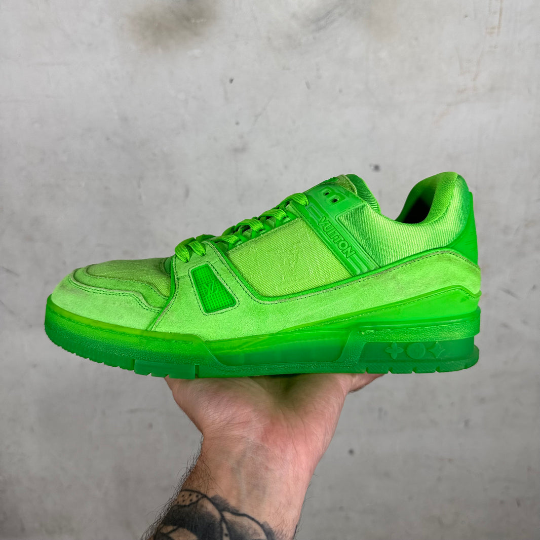 Louis Vuitton Slime Green Trainer Lows