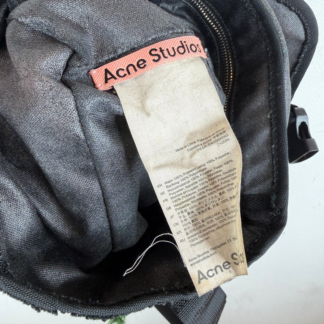 Acne Studios Green Distressed Bag