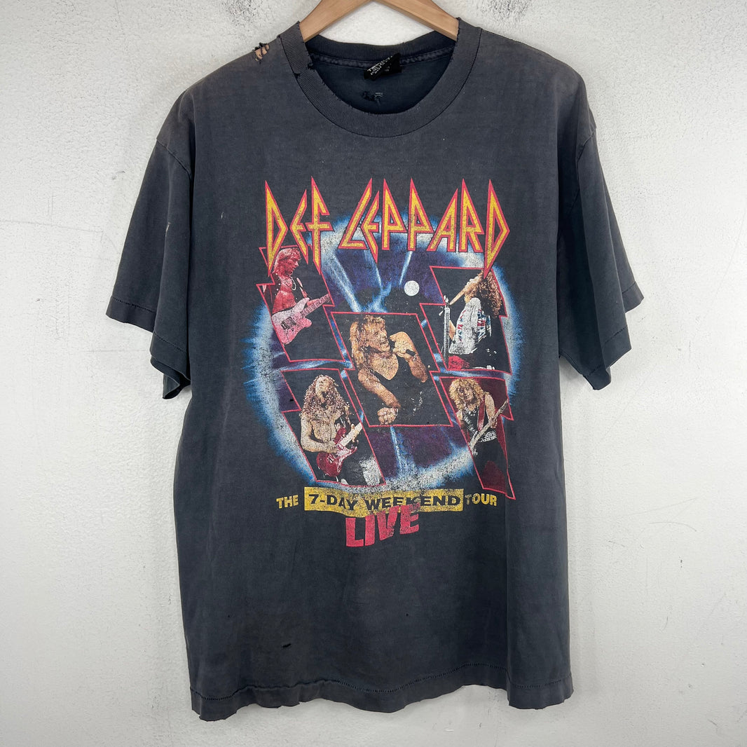 Vintage Def Leppard 7-Day Weekend Tour T-Shirt
