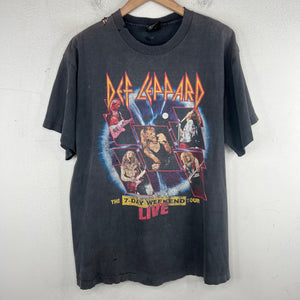 Vintage Def Leppard 7-Day Weekend Tour T-Shirt