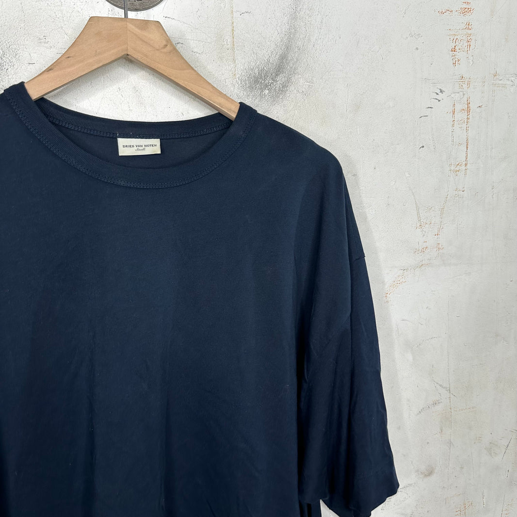 Dries Van Noten Navy Basic T-Shirt