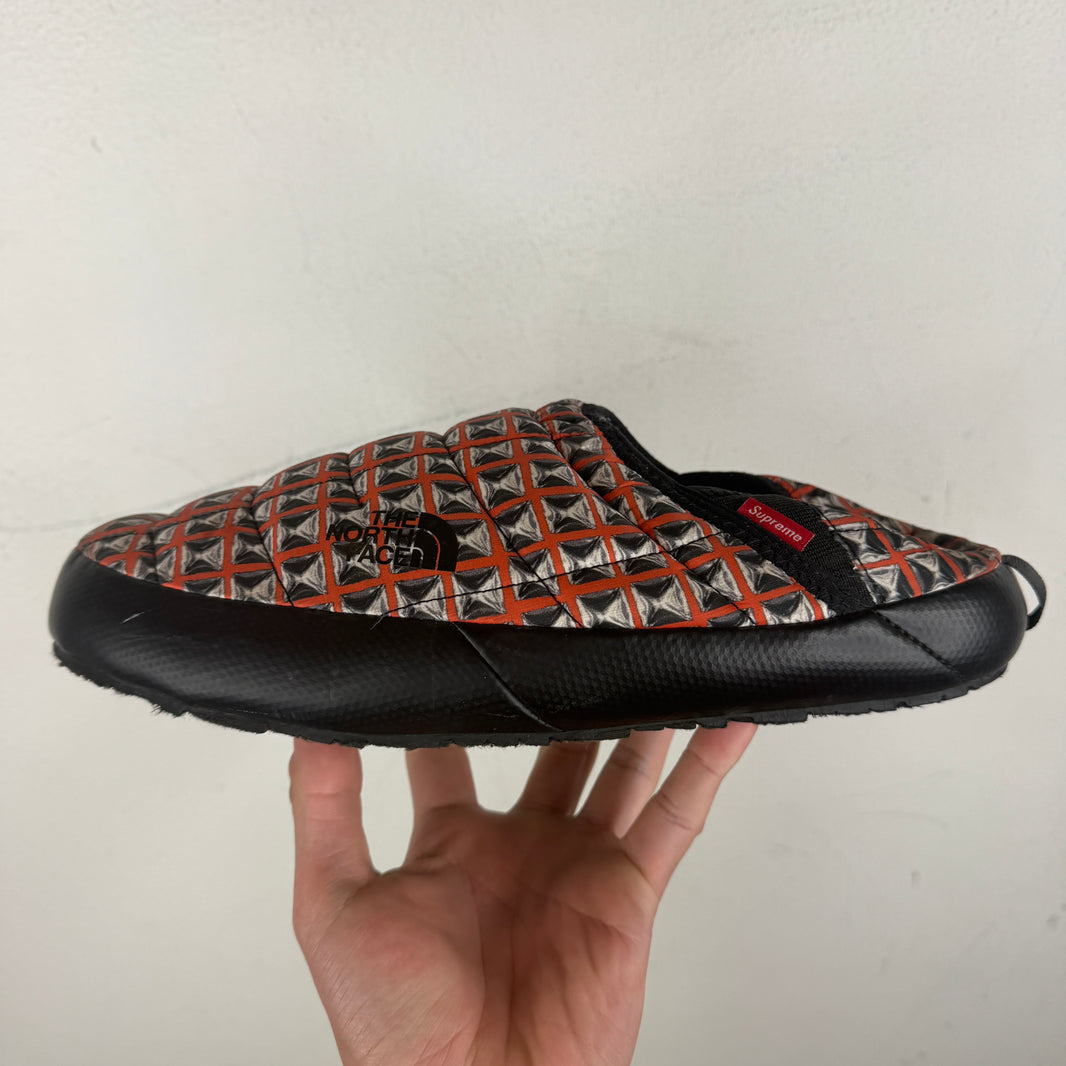 Supreme TNF Orange Traction Mules
