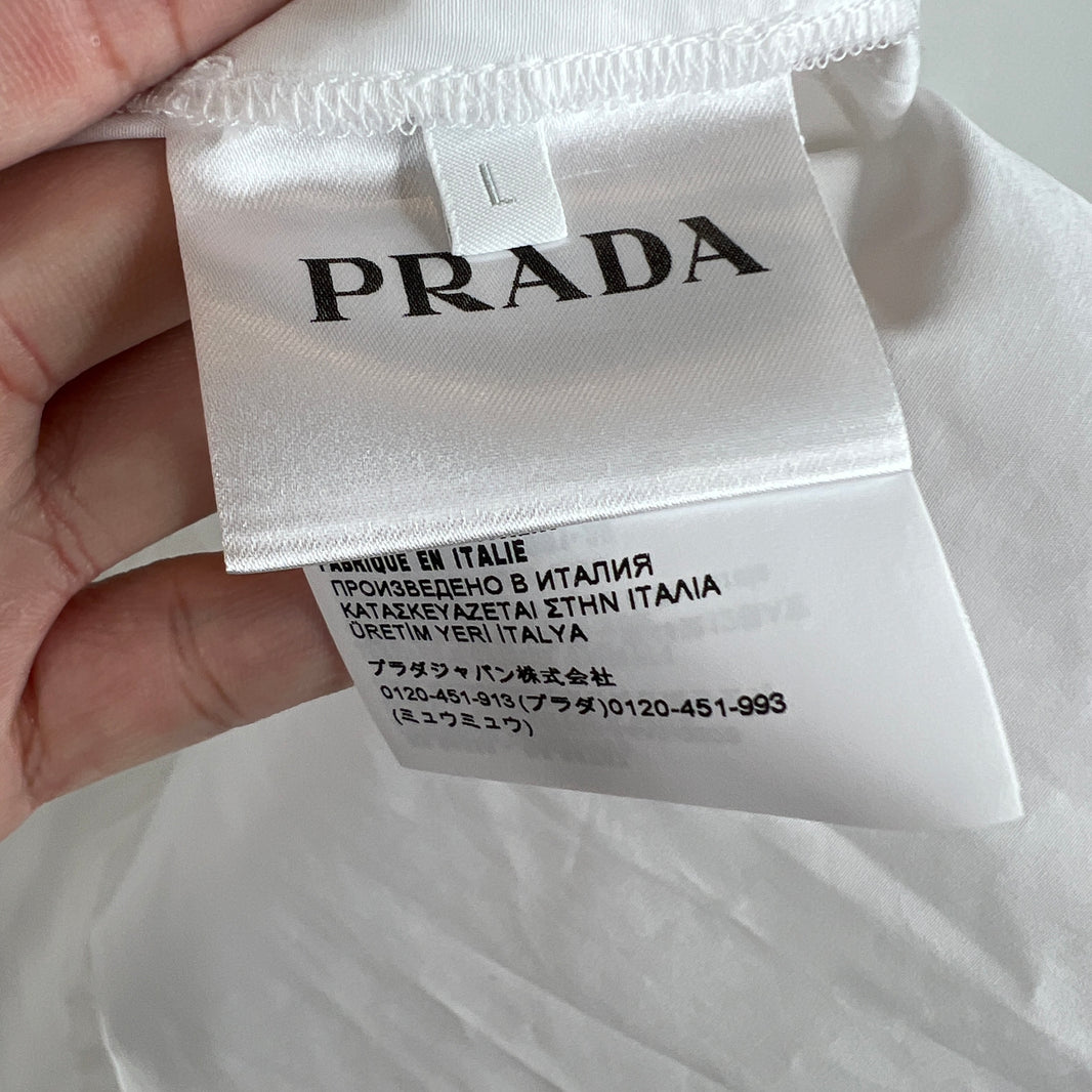 Prada White Invite Pajama Set