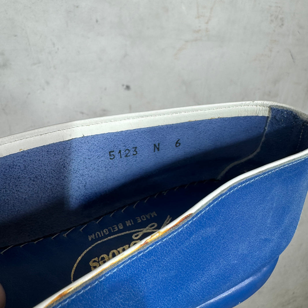 Belgian Shoes Blue/White