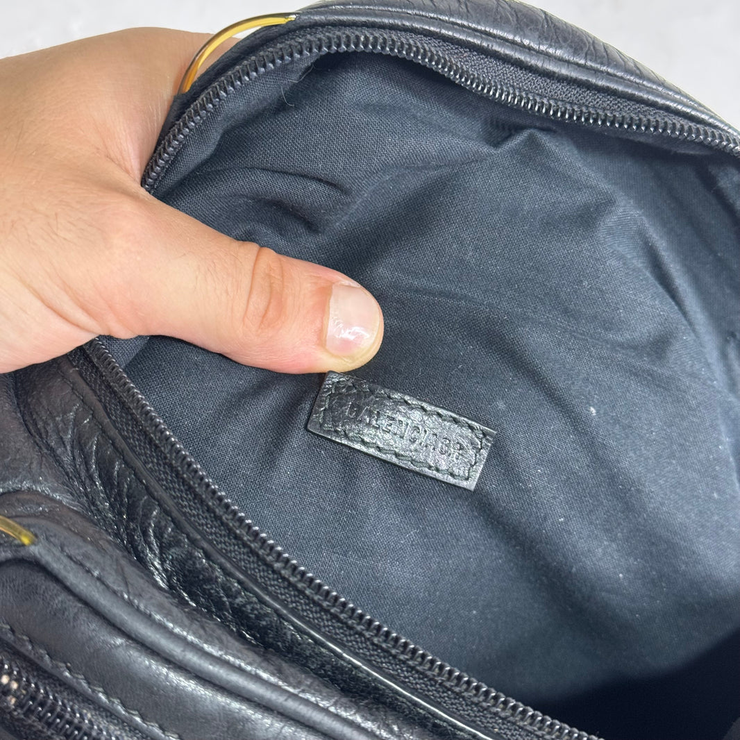 Balenciaga Smoked Leather Grafitti Waist Bag