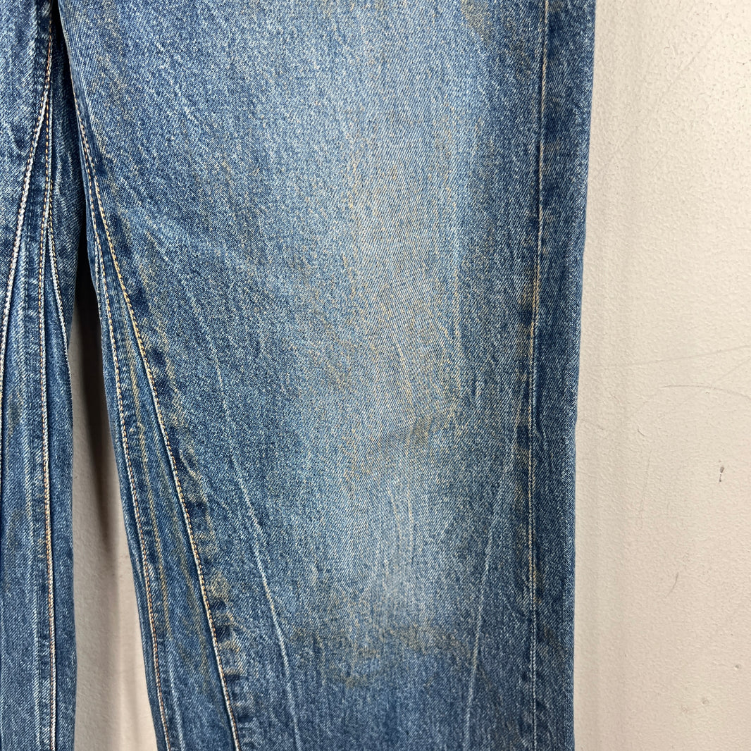 Our Legacy Treble Cut Wide Leg Denim Jeans