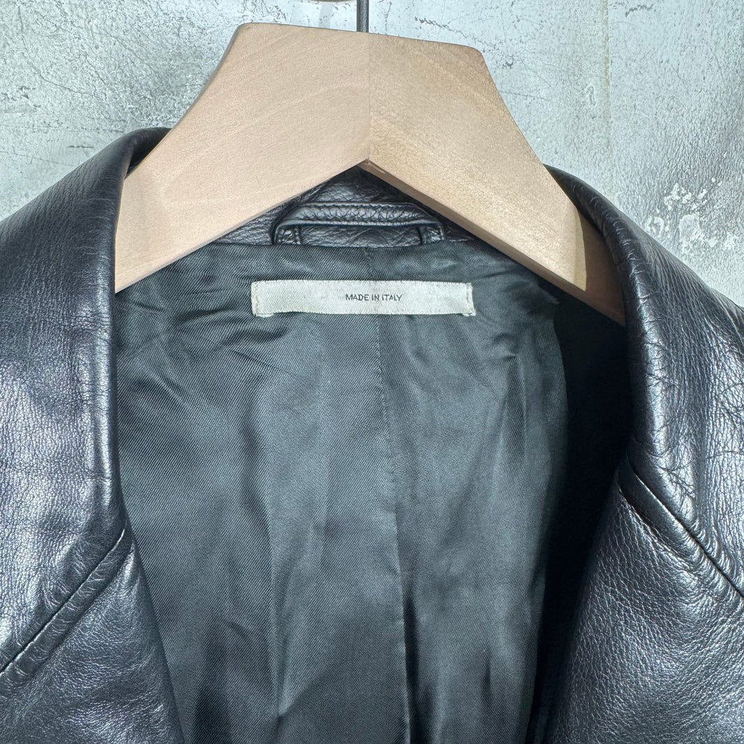 Saint Laurent Rive Gauche Tom Ford 2002 Leather Blazer