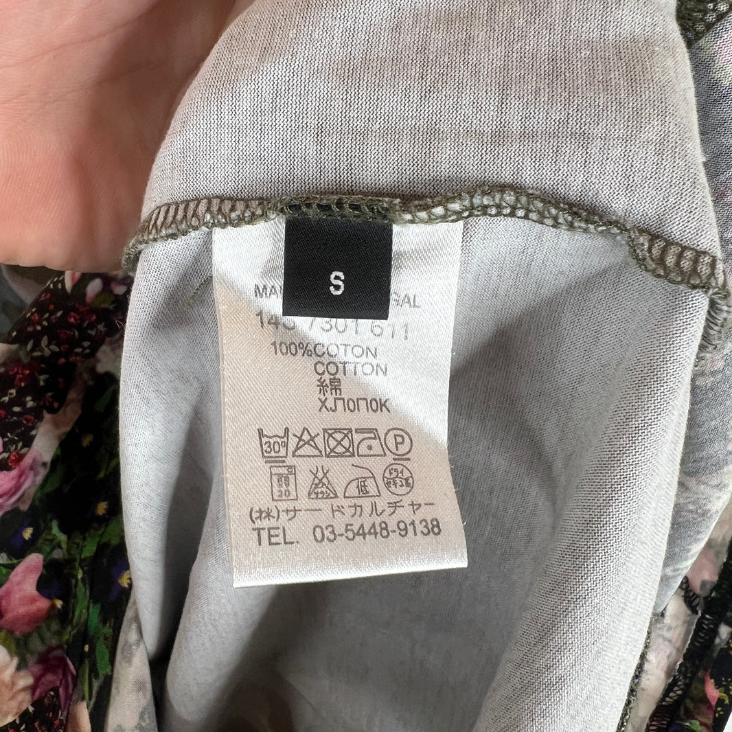 Givenchy Camo/Floral Elongated T-Shirt