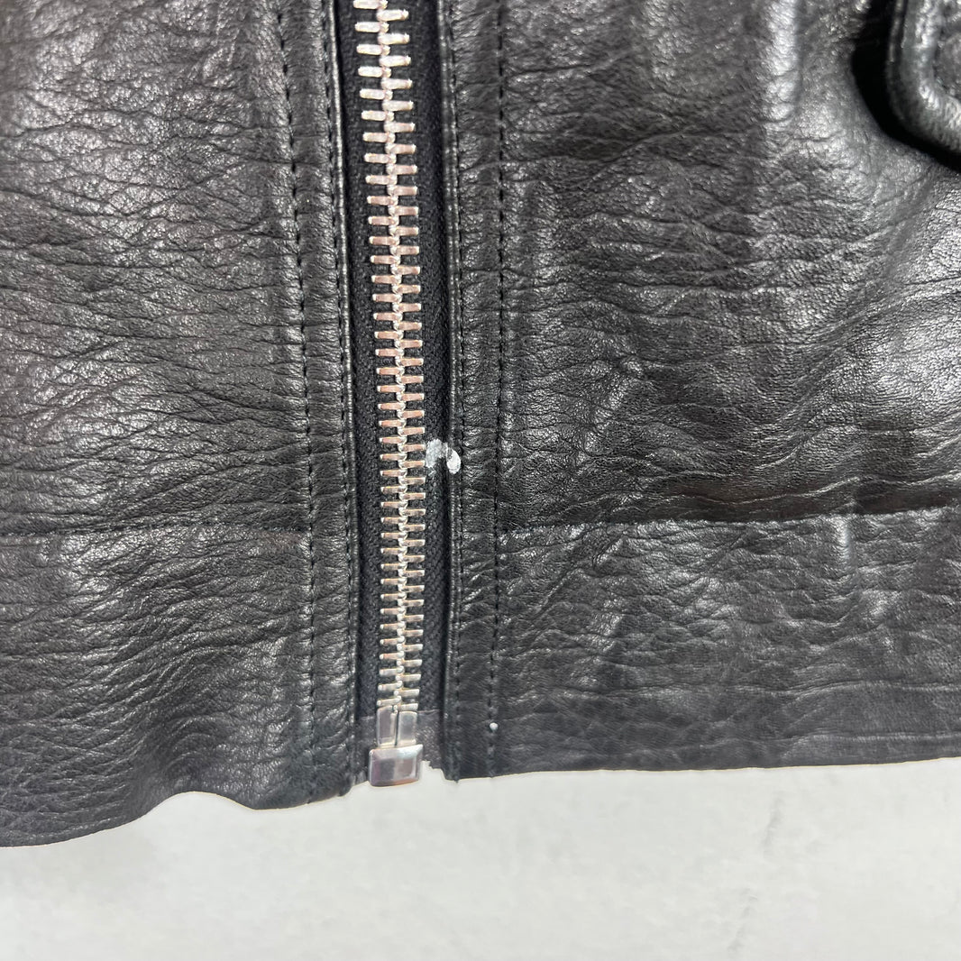 Rick Owens Stooges Lambskin Leather Jacket
