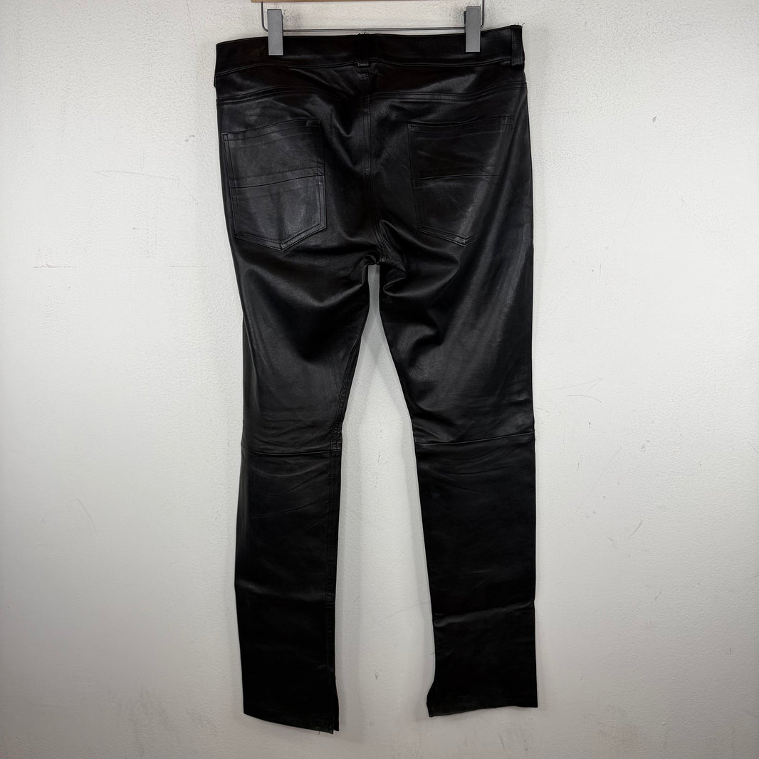 Amiri Leather Slim Pants