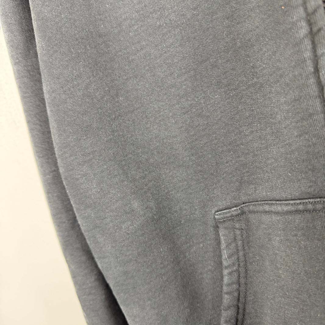 Supreme Plain Black Zip Hoodie