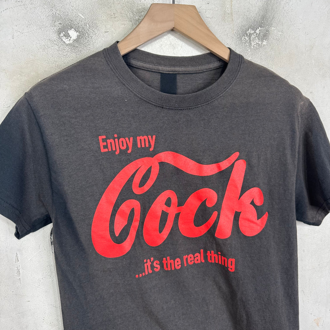 4G Enjoy My Cock GFY Faded T-Shirt