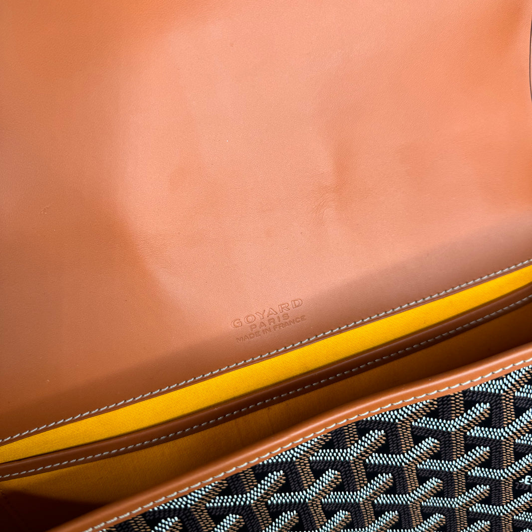 Goyard Brown Belvedere MM Messenger Bag