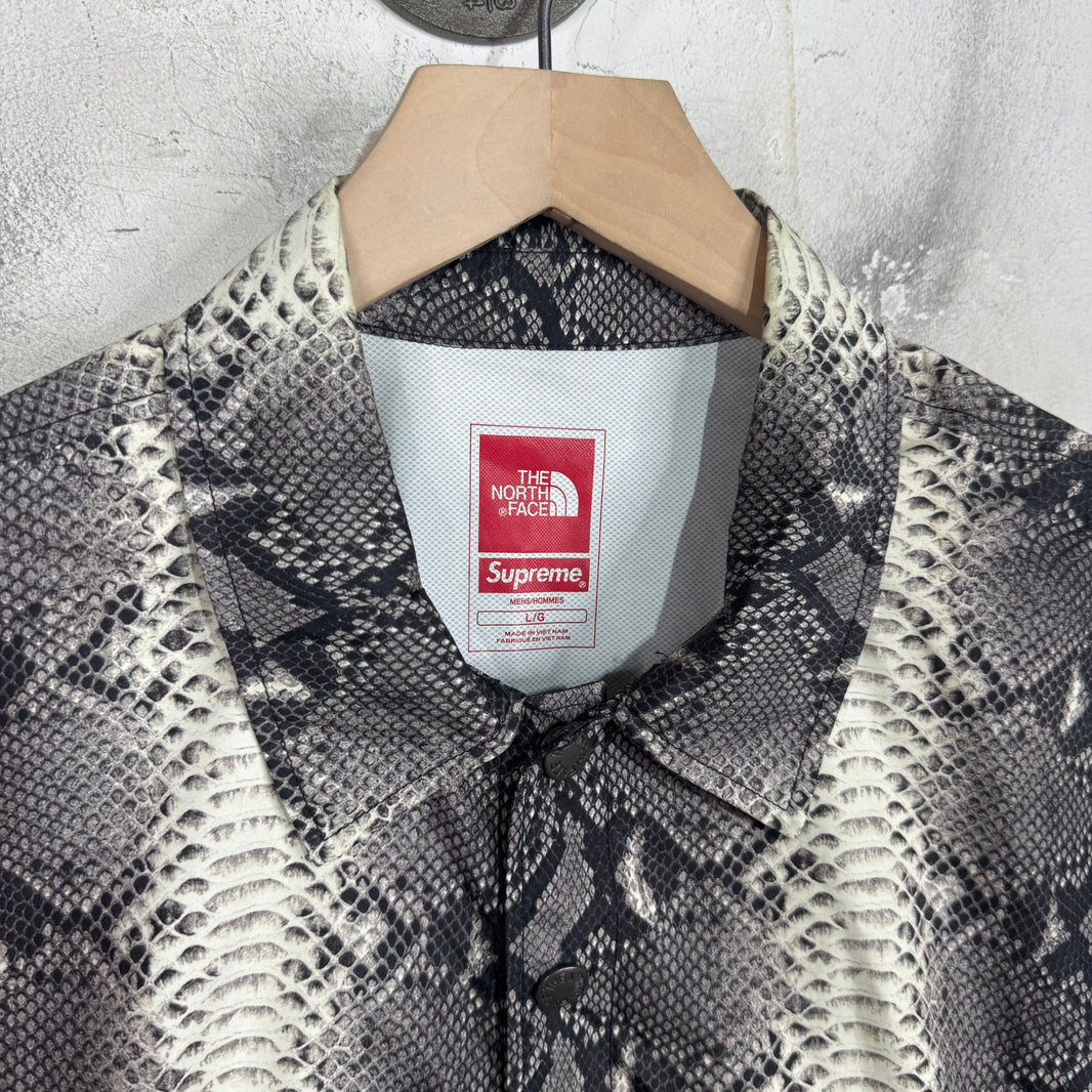 Supreme x TNF Snakeskin Coaches Jacket