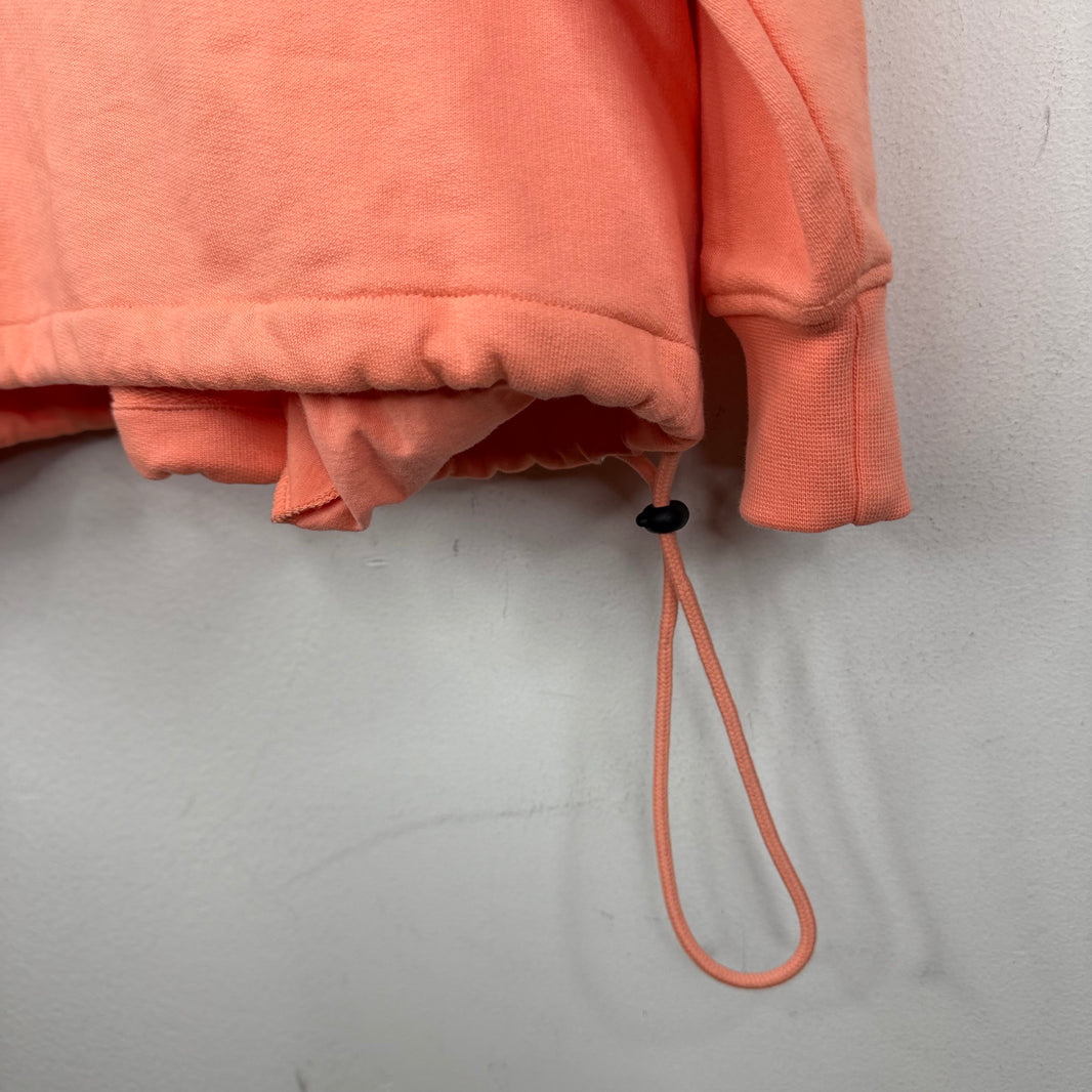Martine Rose Peach Logo Cinch Hoodie